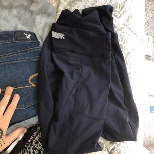 Navy Total Knockout Victoria Secret Blue Leggings